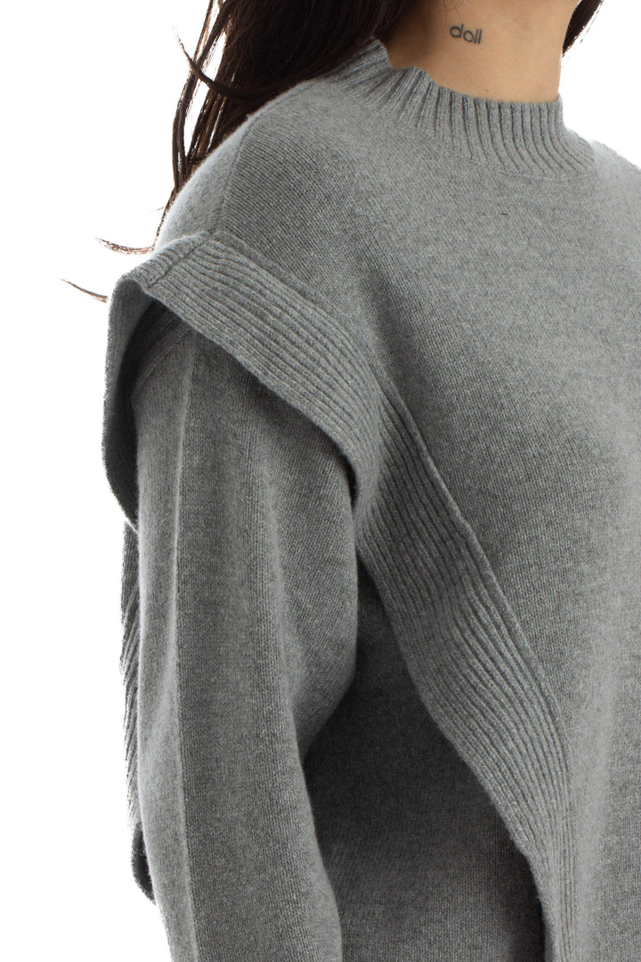 Suéter BCBG Maxazria NWT gris, detalle 5 – ClosetRehab
