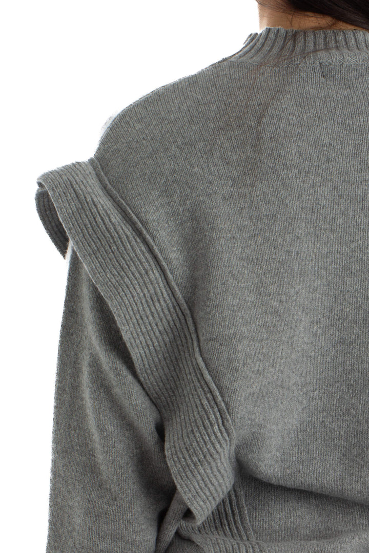 Suéter BCBG Maxazria NWT gris, detalle 6 – ClosetRehab