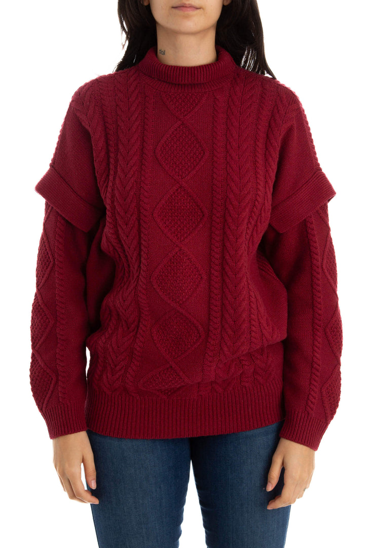 Suéter BCBG Maxazria NWT rojo, vista frontal – ClosetRehab