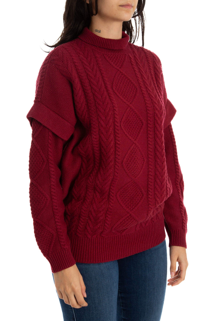 Suéter BCBG Maxazria NWT rojo, vista posterior – ClosetRehab