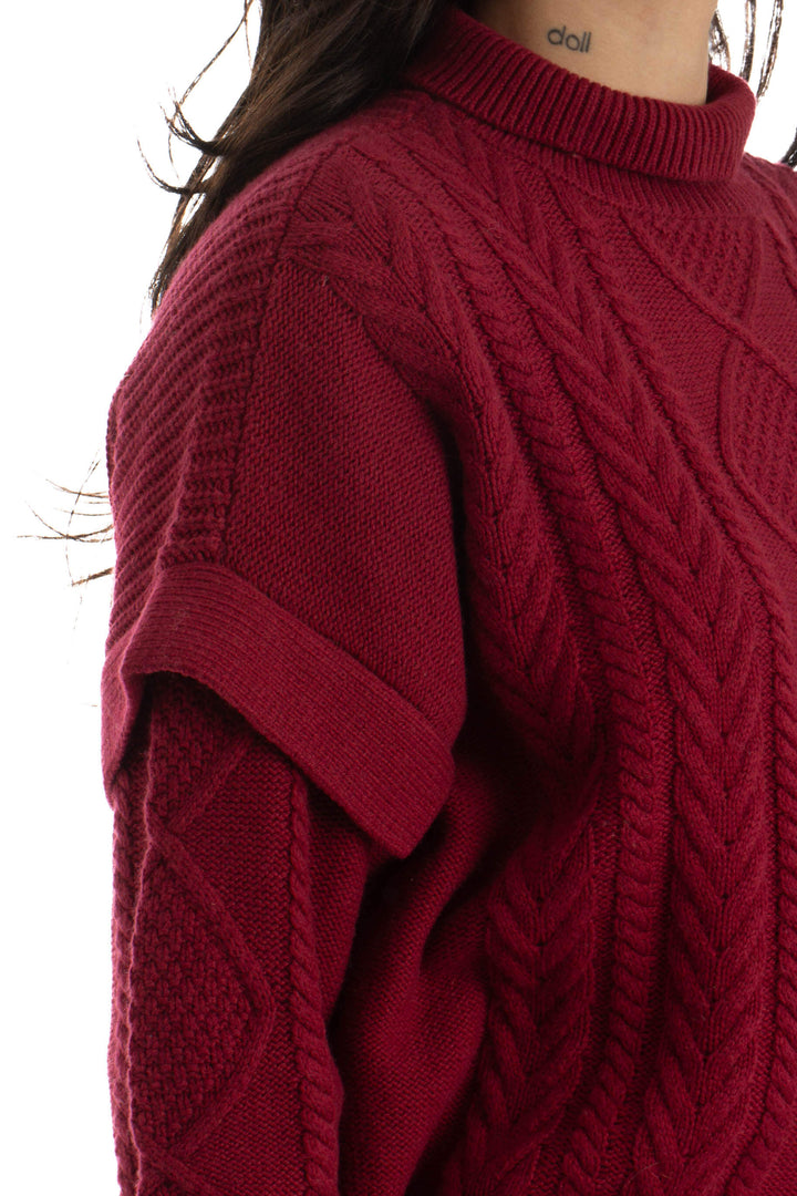 Suéter BCBG Maxazria NWT rojo, detalle 5 – ClosetRehab
