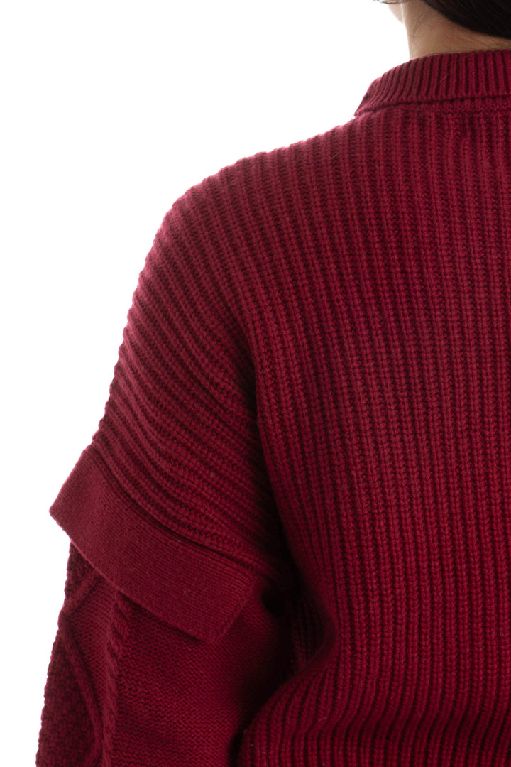 Suéter BCBG Maxazria NWT rojo, detalle 6 – ClosetRehab
