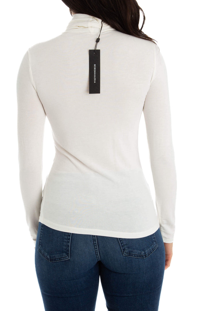 Blusa BCBG Maxazria NWT blanco, vista lateral – ClosetRehab