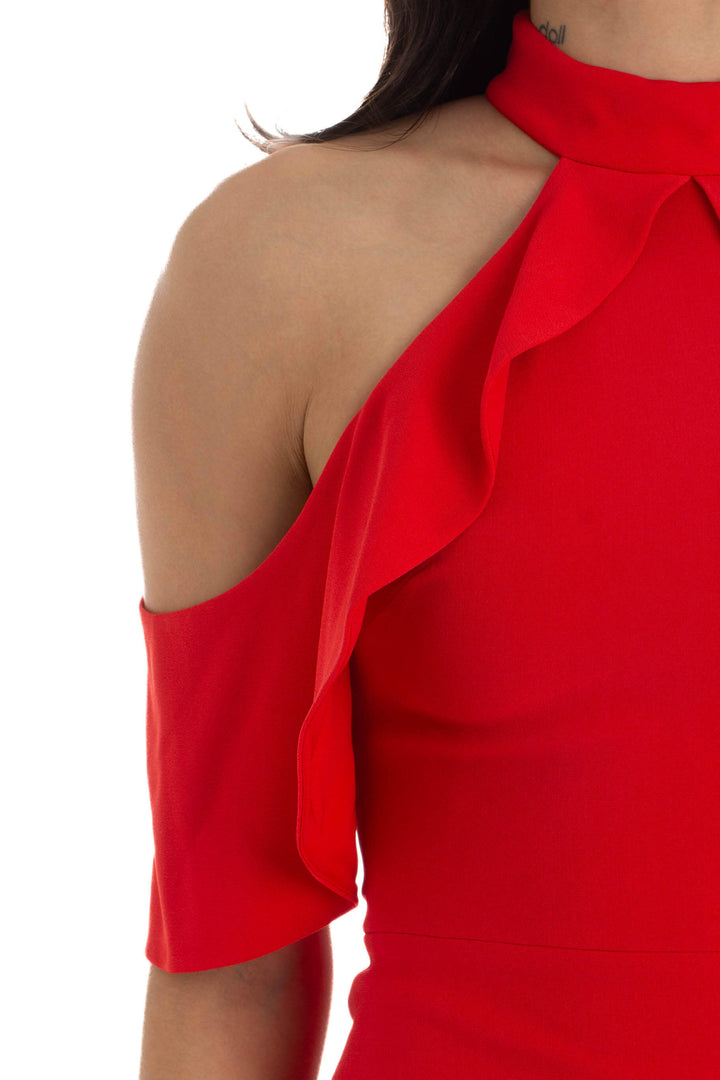 Vestido Alice + Olivia rojo, detalle – ClosetRehab