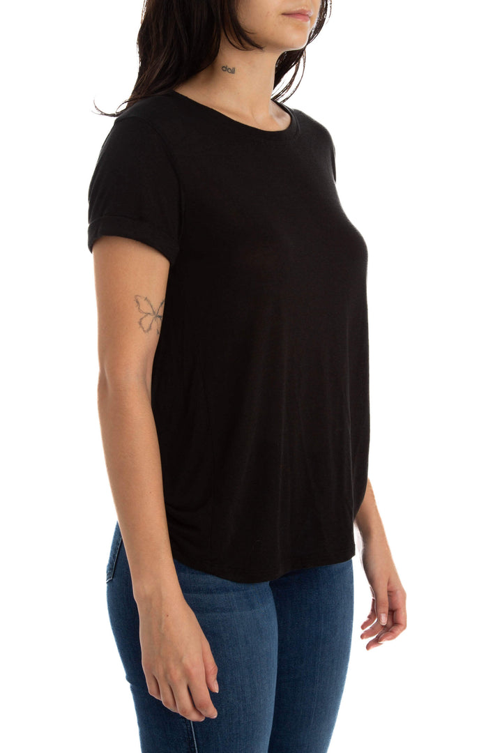 Blusa Vince negro, vista posterior – ClosetRehab