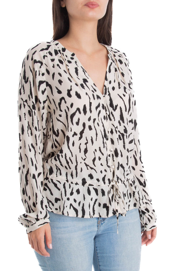 Blusa Rails blanco, vista posterior – ClosetRehab