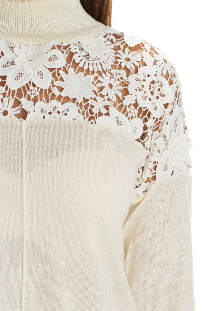 Blusa french connection beige, detalle – ClosetRehab