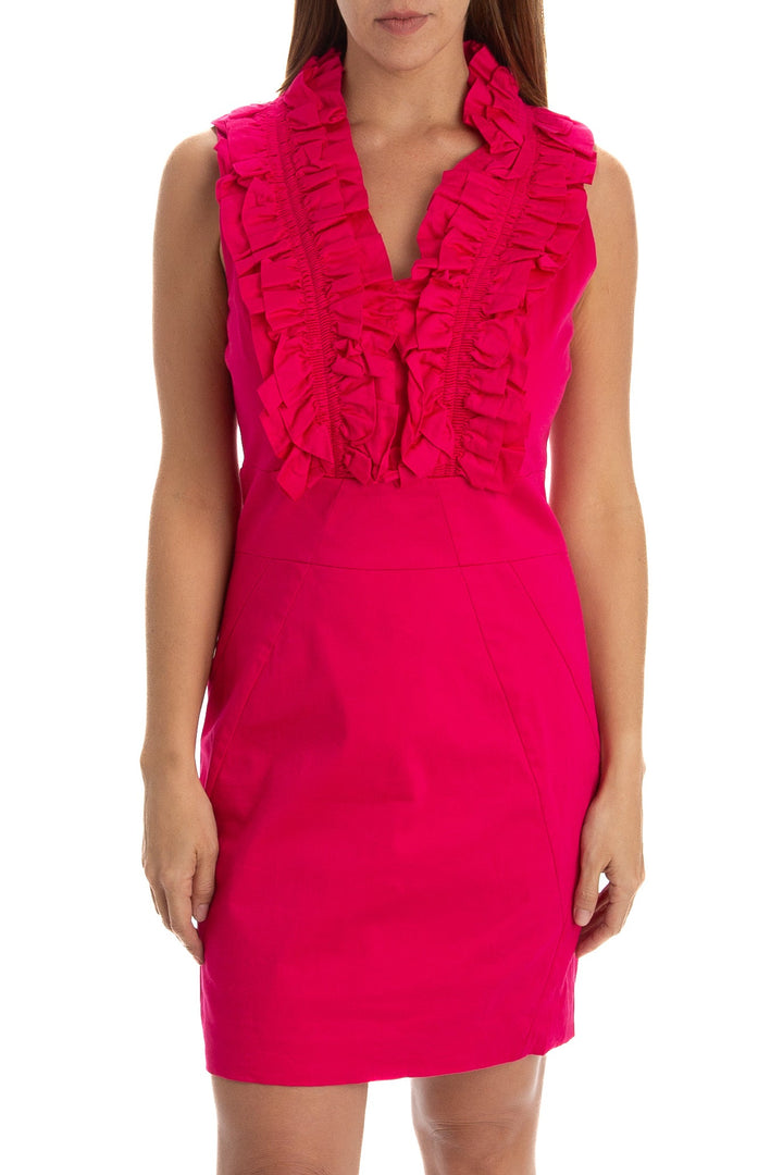Vestido Ted Baker rosa, vista frontal – ClosetRehab