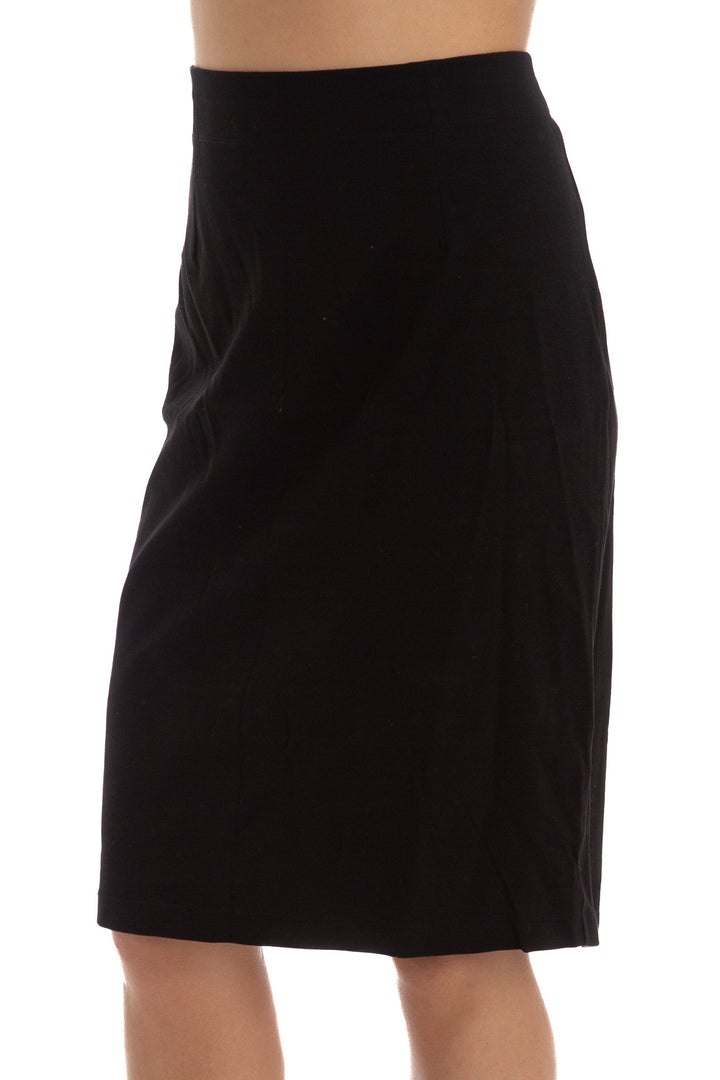 Falda aileen fisher negro, vista posterior – ClosetRehab