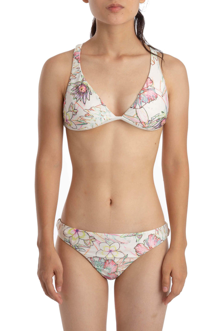 Traje de baño Onda de Mar rosa, vista frontal – ClosetRehab
