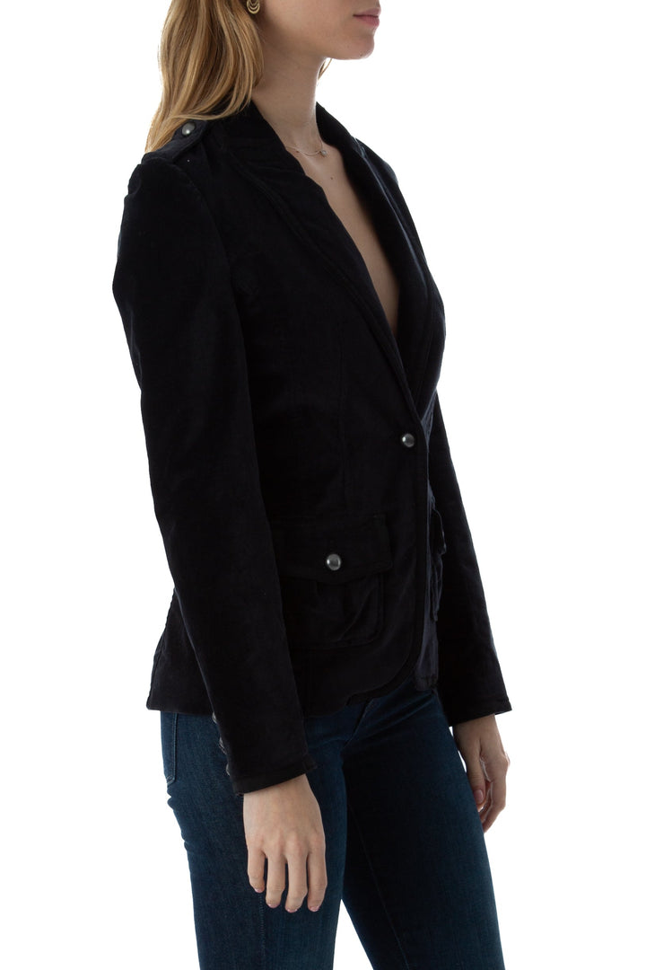 Saco calvin klein negro, vista posterior – ClosetRehab