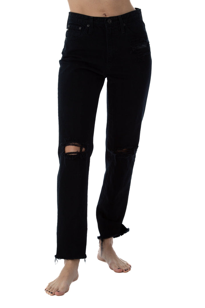 Jeans adriano goldschmied negro, vista frontal – ClosetRehab