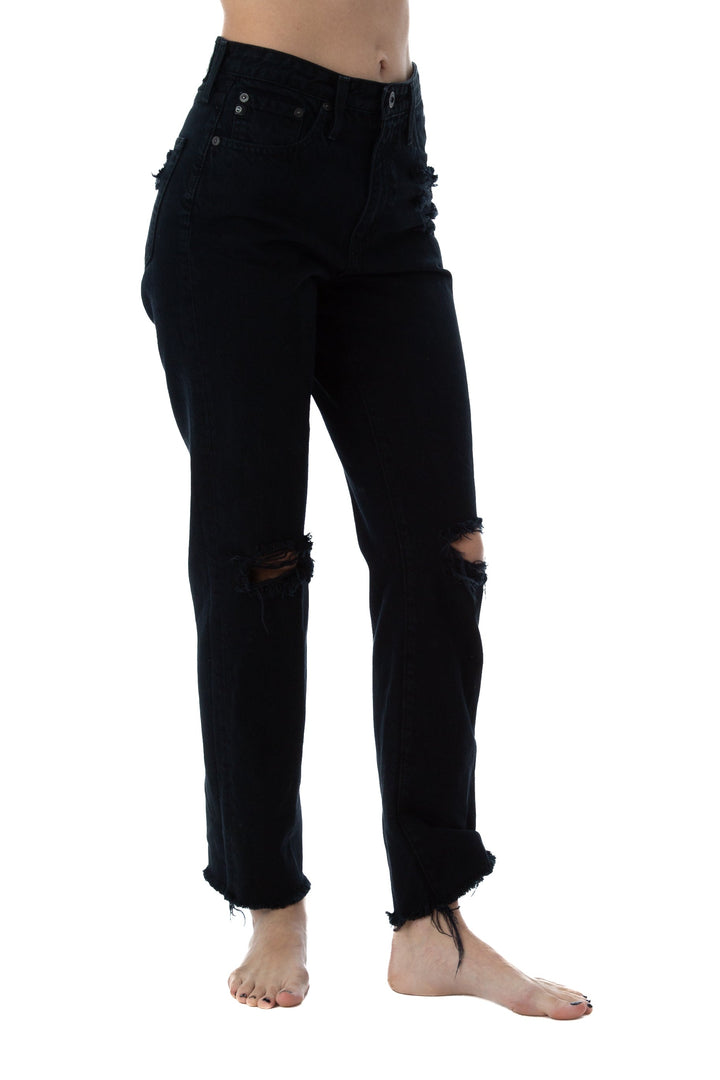 Jeans adriano goldschmied negro, vista posterior – ClosetRehab