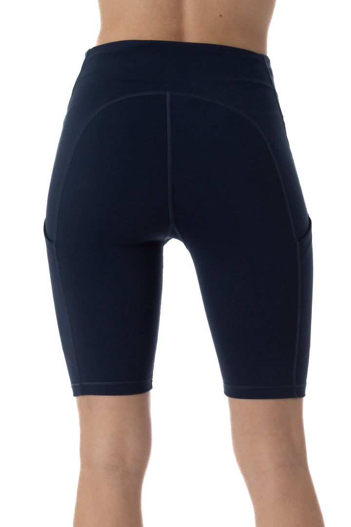 Short athleta azul, vista lateral – ClosetRehab