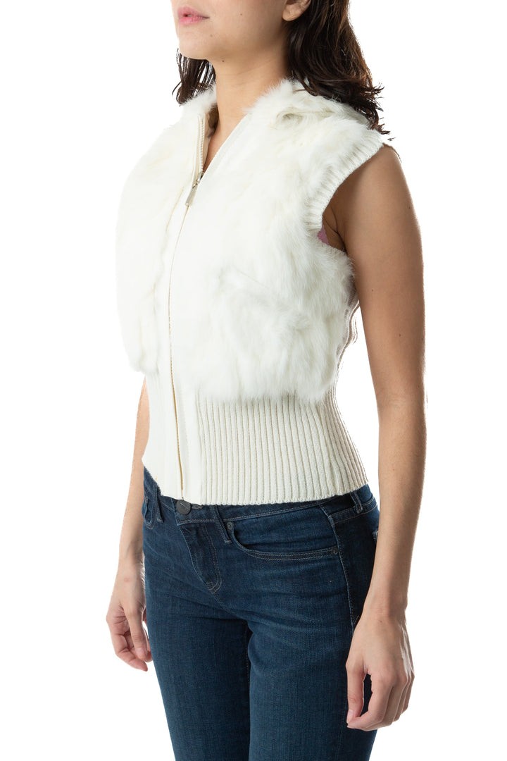 Chaleco beige, vista posterior – ClosetRehab