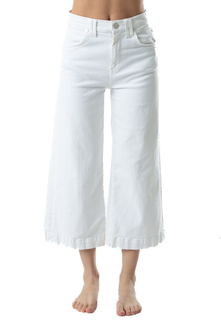 Jeans 7 for all mankind blanco, vista frontal – ClosetRehab