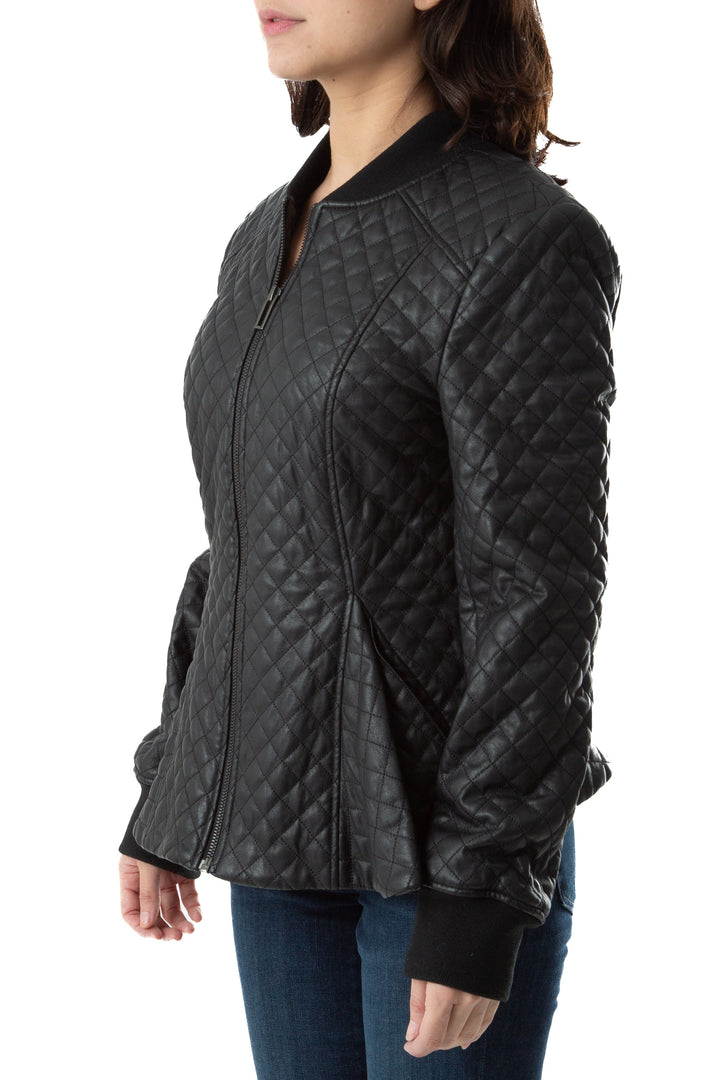 Chamarra bcbg maxazria negro, vista posterior – ClosetRehab