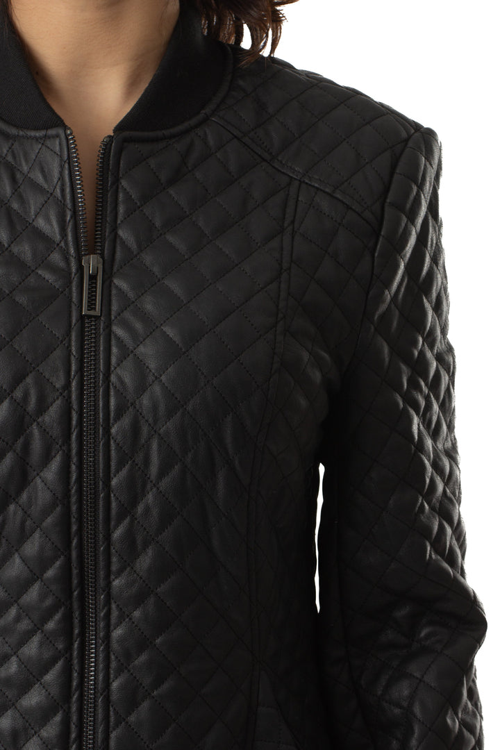 Chamarra bcbg maxazria negro, detalle – ClosetRehab