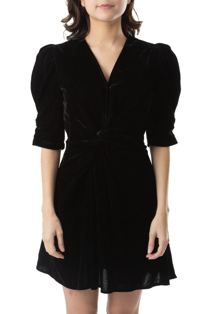 Vestido rhode negro, vista frontal – ClosetRehab