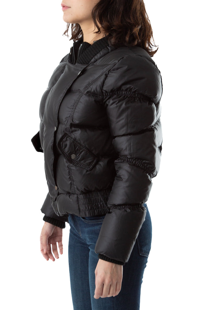 Chamarra bcbg maxazria negro, vista posterior – ClosetRehab
