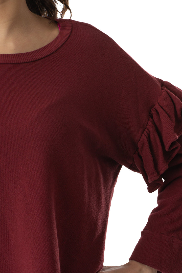 Sudadera current/elliot t marrón, detalle – ClosetRehab