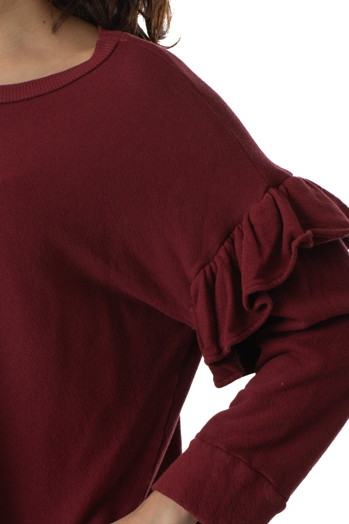 Sudadera current/elliot t marrón, detalle 5 – ClosetRehab