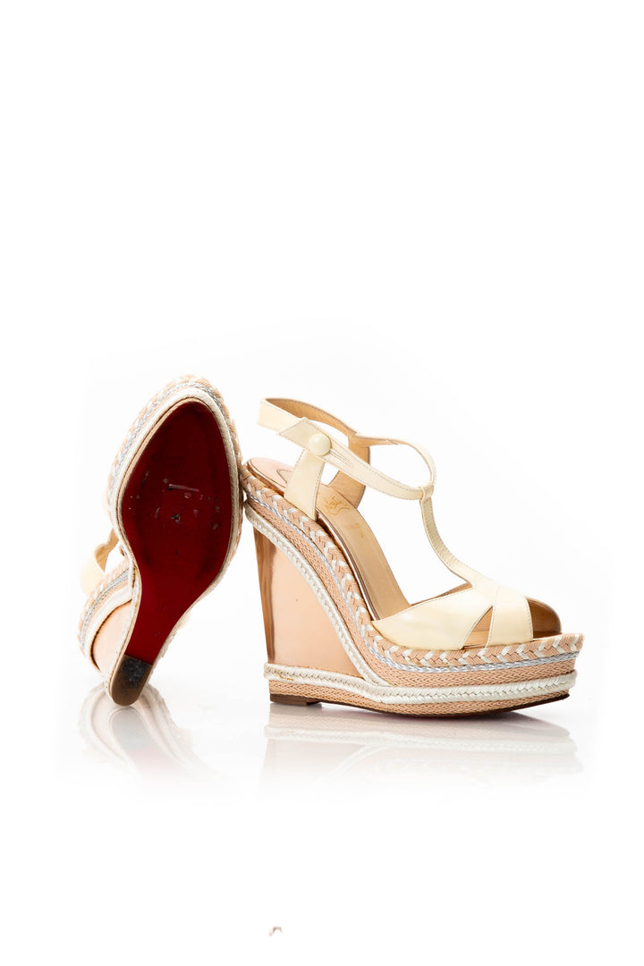 Zapato Christian Louboutin azul, detalle 6 – ClosetRehab