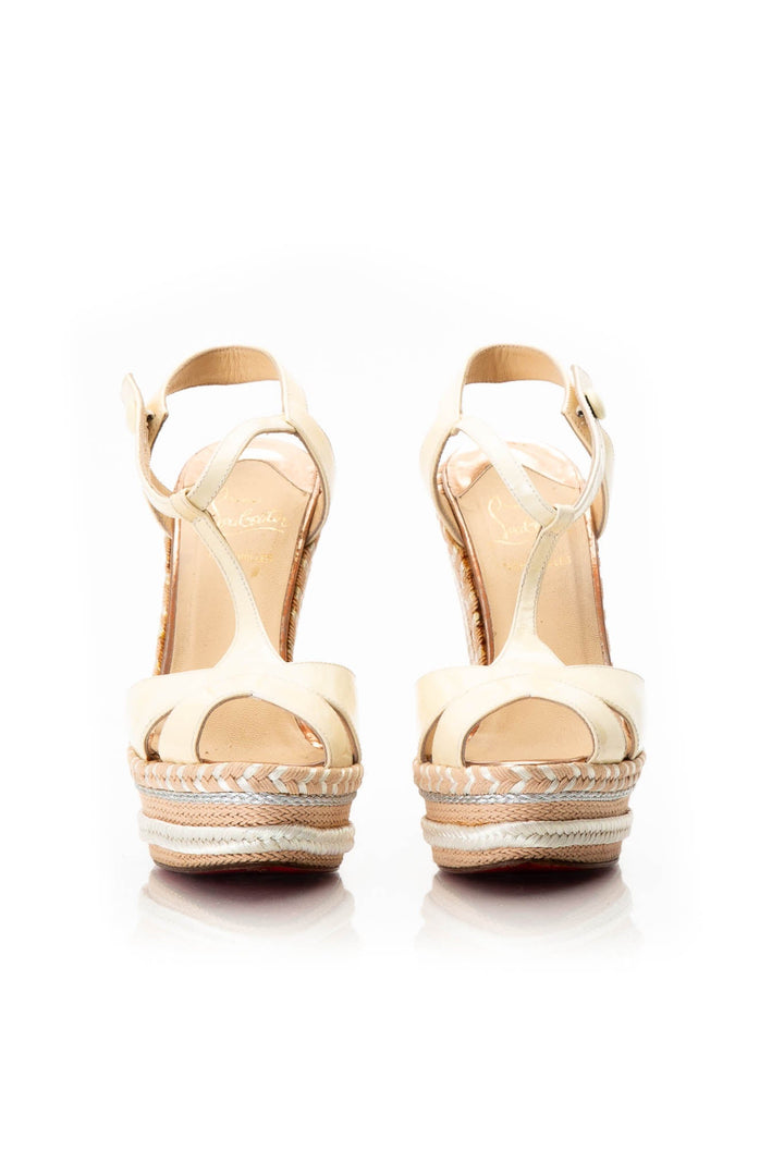 Zapato Christian Louboutin azul, detalle 7 – ClosetRehab