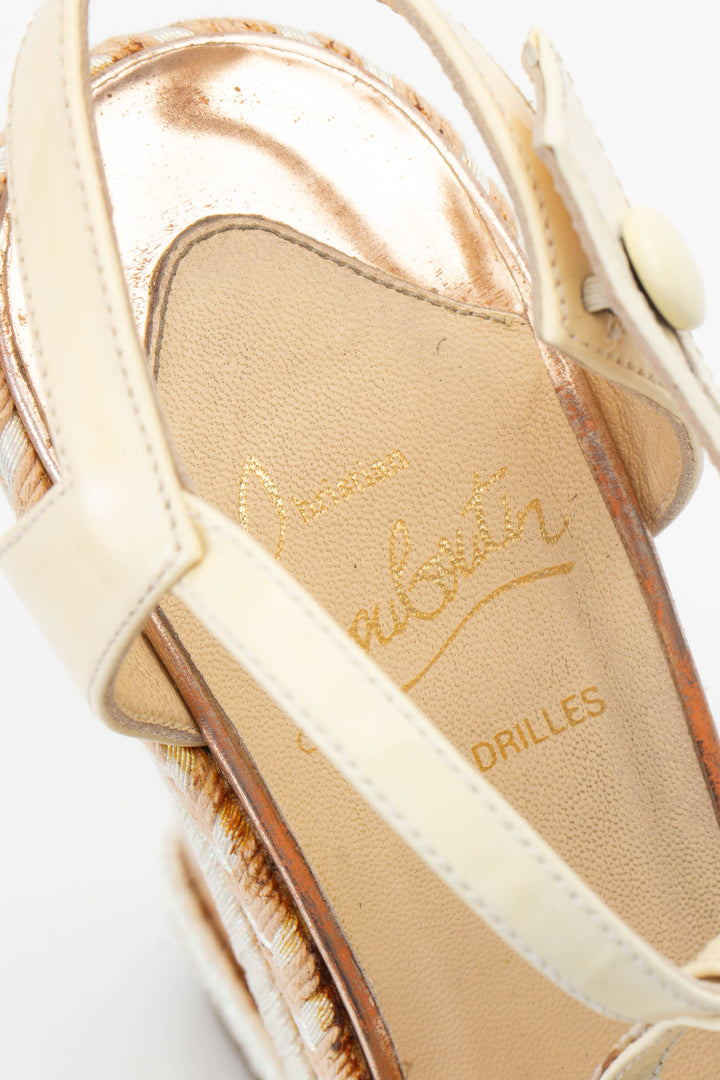 Zapato Christian Louboutin azul, detalle 11 – ClosetRehab