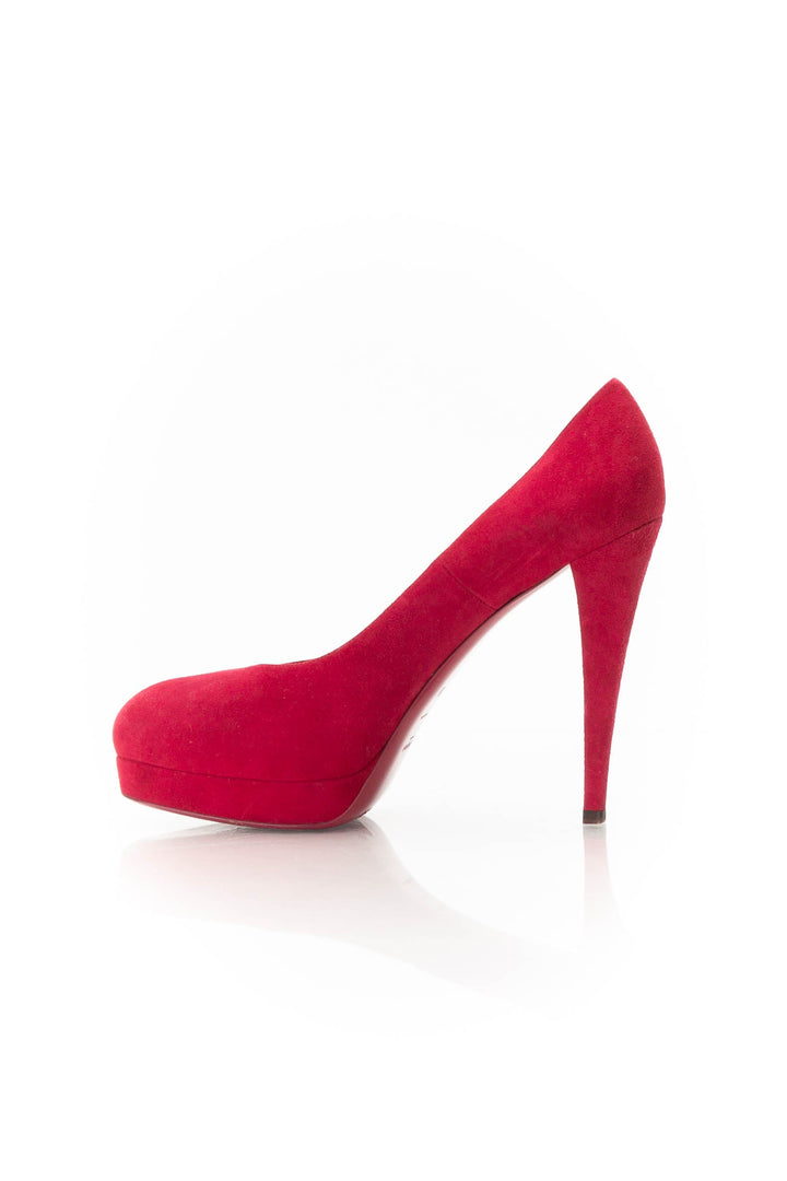 Zapato Yves Saint Laurent rojo, detalle – ClosetRehab