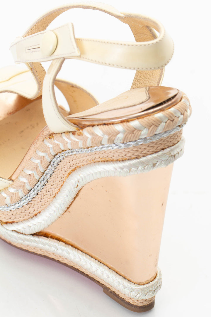 Zapato Christian Louboutin azul, detalle 13 – ClosetRehab