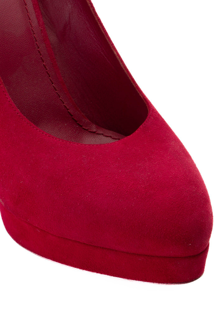 Zapato Yves Saint Laurent rojo, detalle 9 – ClosetRehab