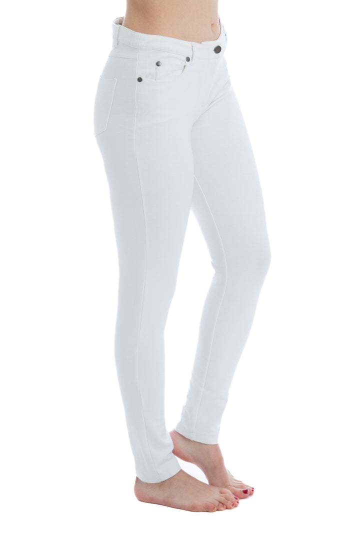 Pantalón alberto makali blanco, vista posterior – ClosetRehab