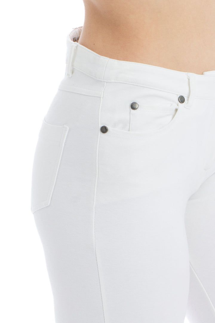 Pantalón alberto makali blanco, detalle 5 – ClosetRehab