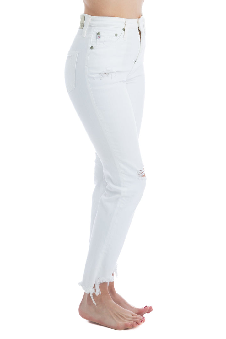 Pantalón adriano goldschmied blanco, vista posterior – ClosetRehab