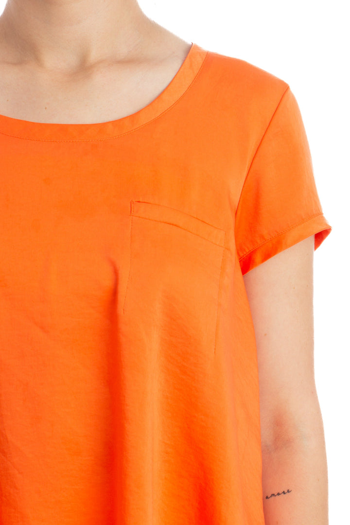 Blusa bcbg maxazria naranja, detalle – ClosetRehab