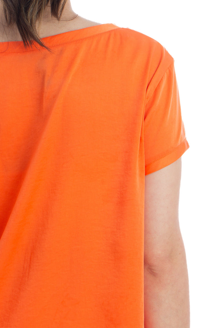 Blusa bcbg maxazria naranja, detalle 6 – ClosetRehab