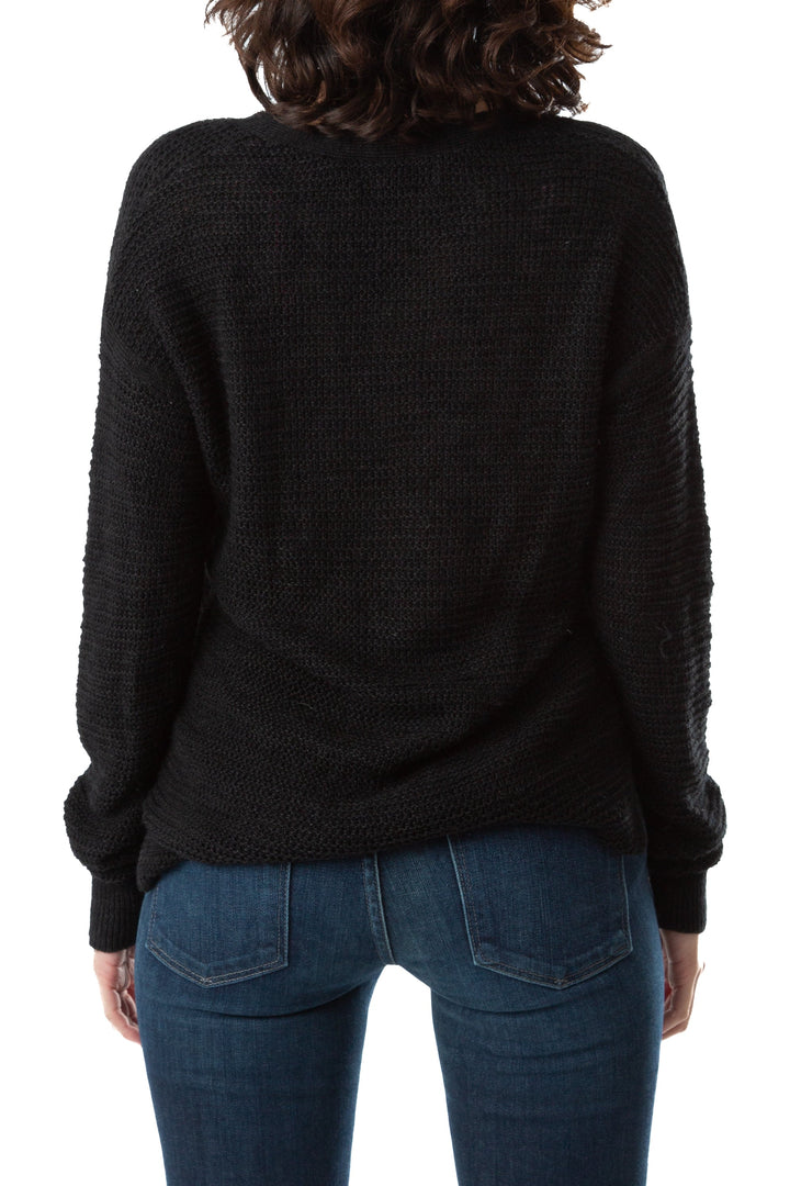Suéter banana republic negro, vista lateral – ClosetRehab