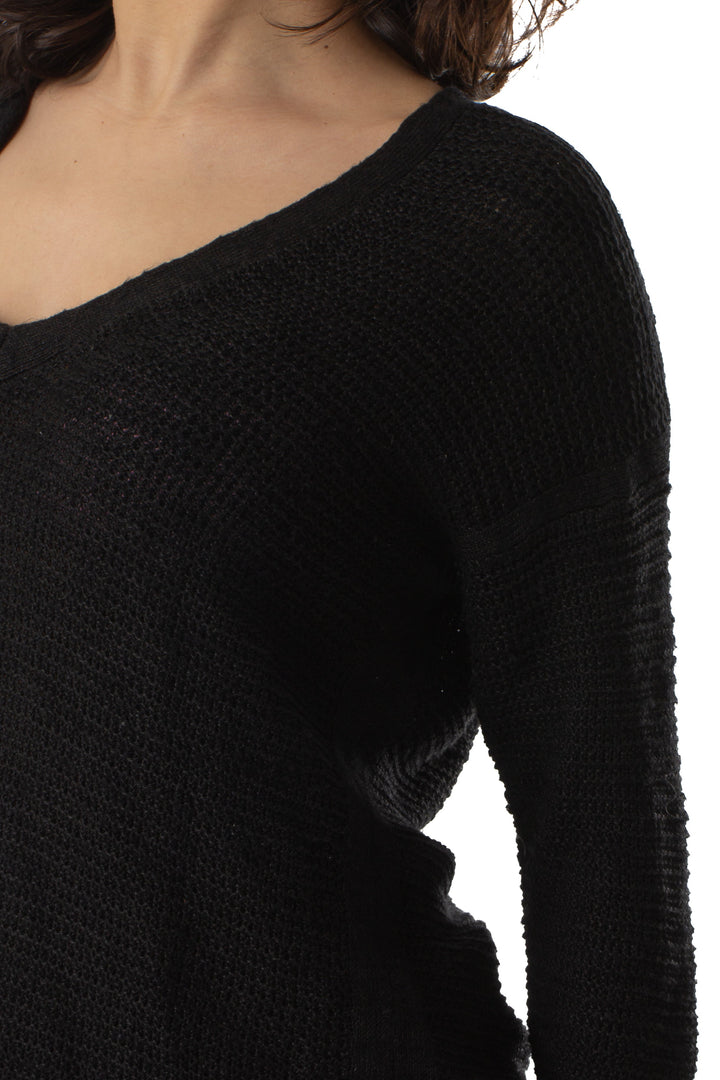 Suéter banana republic negro, detalle 5 – ClosetRehab