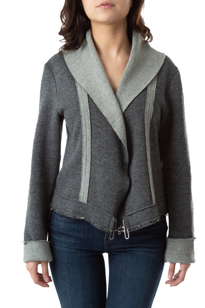 Saco hagel gris, vista frontal – ClosetRehab