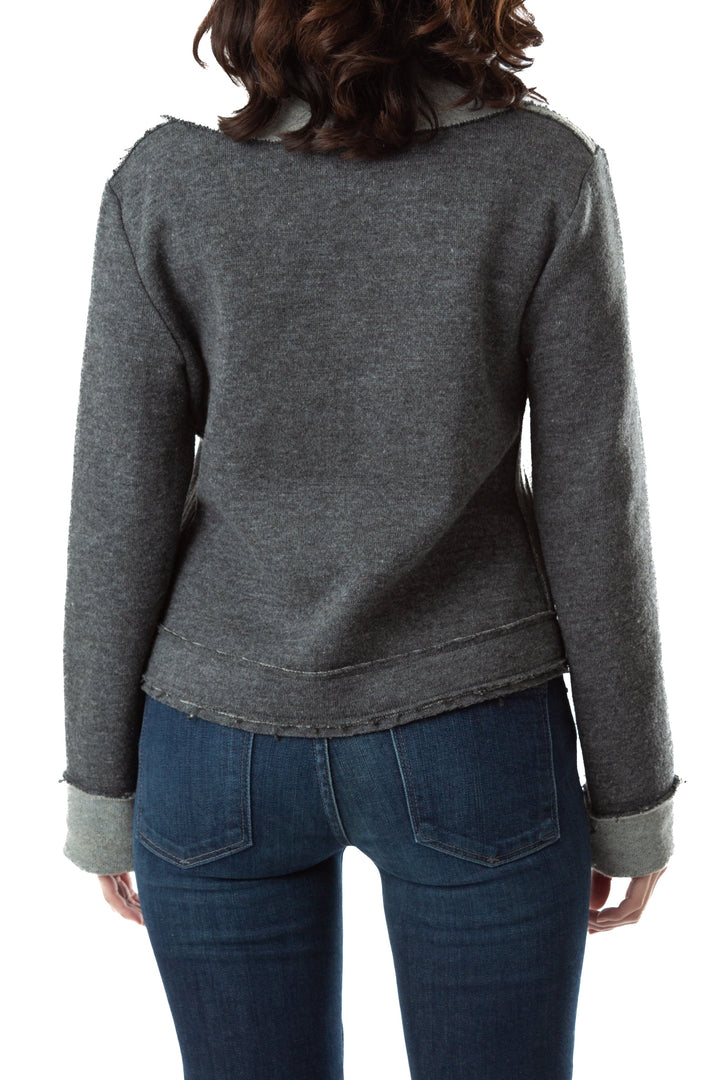 Saco hagel gris, vista lateral – ClosetRehab