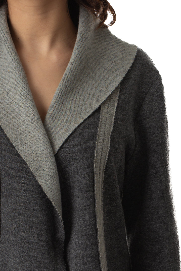 Saco hagel gris, detalle – ClosetRehab