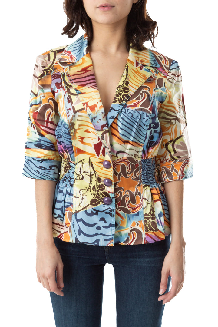Saco alberto makali estampado, vista frontal – ClosetRehab