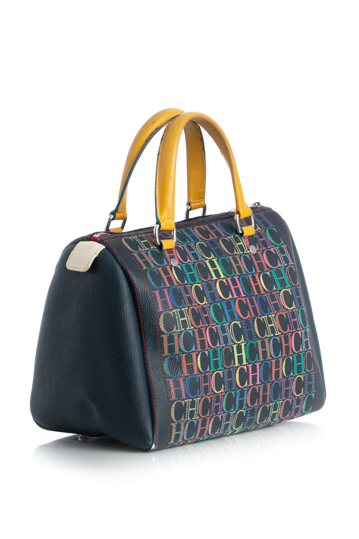 Bolsa carolina herrera azul marino, vista posterior – ClosetRehab