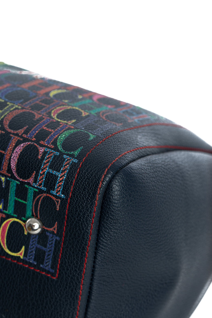 Bolsa carolina herrera azul marino, detalle 8 – ClosetRehab