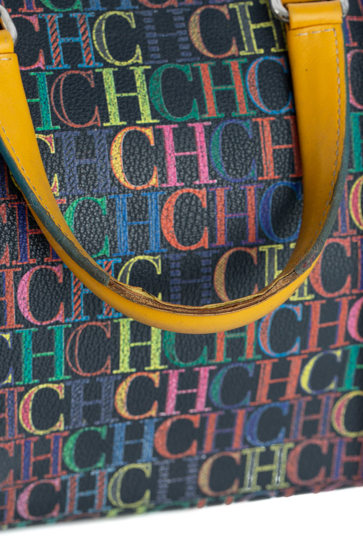 Bolsa carolina herrera azul marino, detalle 9 – ClosetRehab