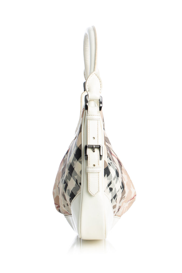 Bolsa burberry beige, vista lateral – ClosetRehab