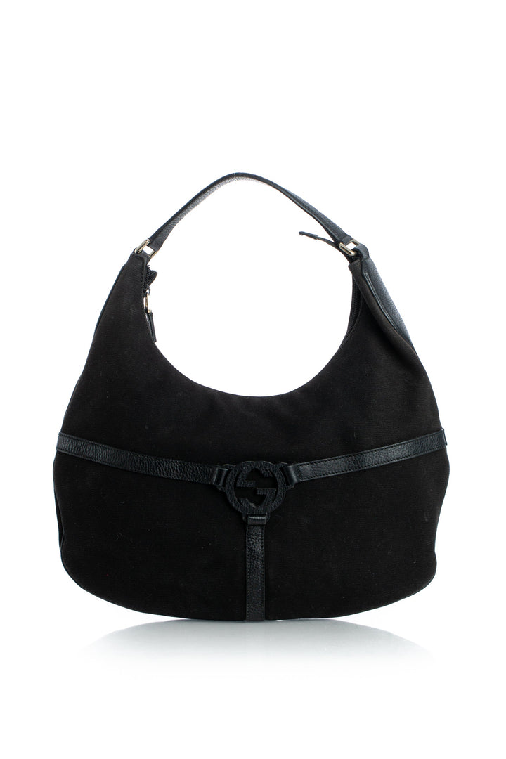 Bolsa gucci negro, vista frontal – ClosetRehab
