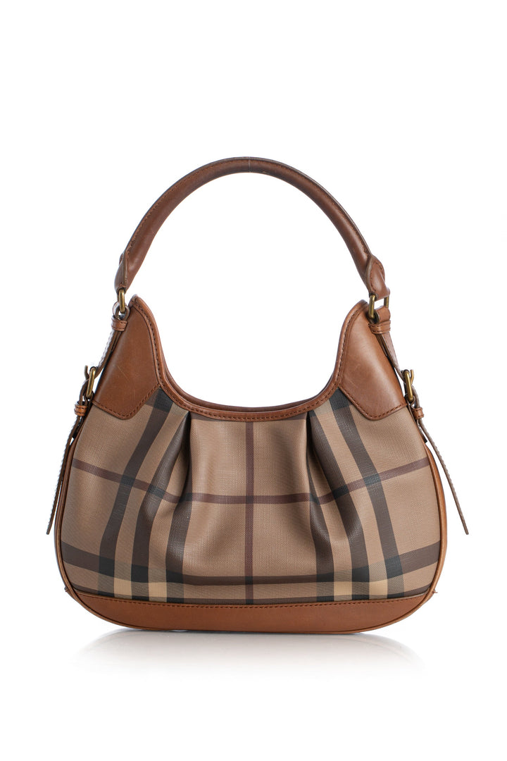 Bolsa burberry café, vista frontal – ClosetRehab