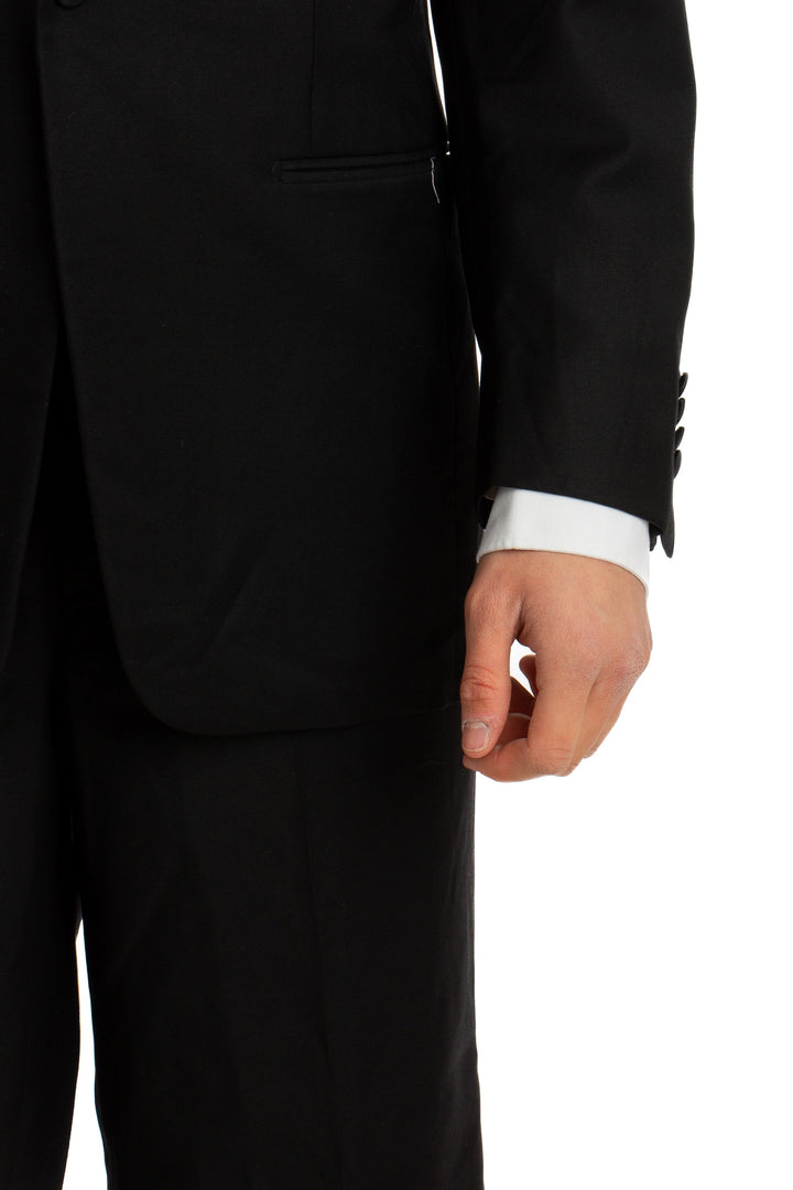 Pantalón Ermenegildo Zegna negro, detalle 5 – ClosetRehab